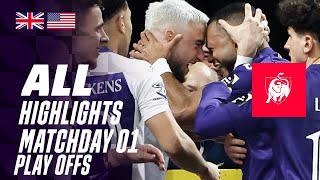 ALL HIGHLIGHTS MATCHDAY 1 👀⚽ Jupiler Pro League PlayOffs 2324 [upl. by Atteroc]