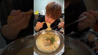 🍜🍜🍜asmr asmrfood tonkotsu tonkotsuramen [upl. by Helli]