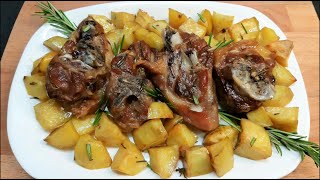 AGNELLO AL FORNO CON PATATE è così buono che tutti vogliono la ricetta semplice e veloce [upl. by Tica]