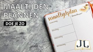 Je eten plannen Dit zijn 4  1 MAALTIJDPLANNER ideeën [upl. by Sixel]