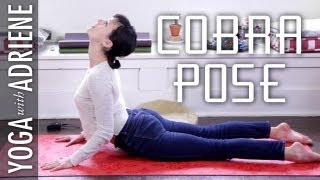 Cobra Pose  Yoga With Adriene [upl. by Eyaj518]