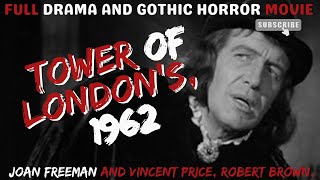 Joan Freeman And Vincent Price Robert Brown Tower Of Londons 1962 [upl. by Hsizan]