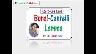 BorelCantelli Lemma and its Examples [upl. by Ramo]