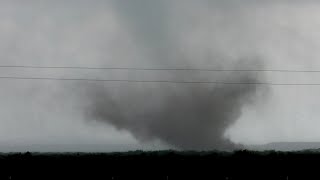 Big Stovepipe TORNADO in Fort Stockton Texas on June 2 2023 WARNING TURN DOWN VOLUME [upl. by Raimund]