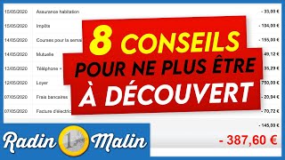 8 conseils pour ne plus être à découvert [upl. by Regnig]