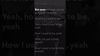 Unwell  Matchbox 20 Lyrics lyrics trending songs lyricvideo tiktok youtubeshorts shorts [upl. by Panayiotis]