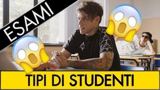 TIPI DI STUDENTI AGLI ESAMI 😱  PARODIA  iPantellas [upl. by Ycrem]