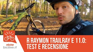 eMTB R Raymon TRAILRAY E 110 2021 test e recensione [upl. by Tnomel]