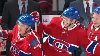 Canadiens score twice in two seconds to set NHL record [upl. by Yasmine]