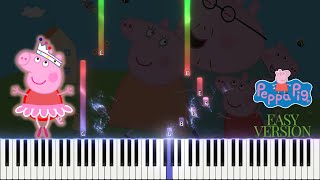 Peppa Pig Theme Song  BEGINNER PIANO TUTORIAL [upl. by Amandie70]