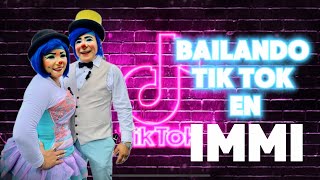 Bailando TIK TOK en IMMI si lo sabes BAILA [upl. by Sexela]