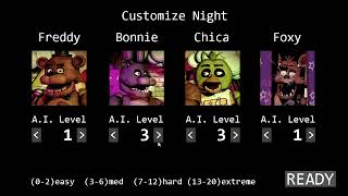 Five Nights at Freddys  Golden Freddy 1987 [upl. by Eicyaj50]