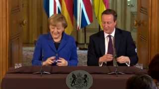 Angela Merkel Queen of Europe  not Camerons auntie [upl. by Adeirf]