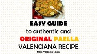 How to make an authentic and original PAELLA VALENCIANA from Spain [upl. by Nauht]