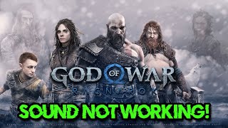 God Of War Ragnarok Fix SoundAudio Not Working CracklingDistortedPopping Audio Problem [upl. by William637]