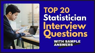 Statistician Interview Questions and Answers for 2024 [upl. by Nywles732]