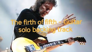 The Firth of Fifth  Guitar solo backing track [upl. by Alenas]