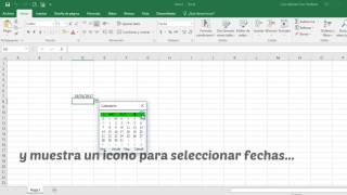 xlsCal Calendario desplegable para Excel [upl. by Ellecrad231]