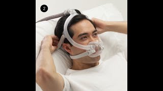 ResMed AirFit F30i Managing leaks for a full face CPAP mask [upl. by Asillam]