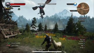 The Witcher 3 Wild Hunt Dragon Boss fight Death March [upl. by Gusty]