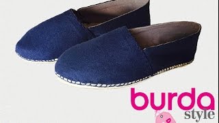 burda style DIY Box – Espadrilles zum Selbernähen [upl. by Eerrehs]