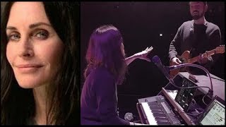 Courteney Cox impresses with her piano skills at Royal Albert Hall [upl. by Pergrim]