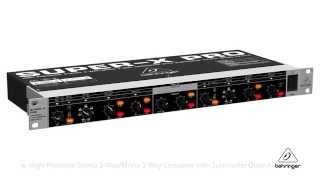 SUPERX PRO CX2310 Stereo 2WayMono 3Way Crossover [upl. by Cinimmod]