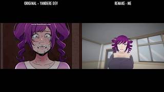 Yandere Simulator  Driven To Murder  COMPARISON [upl. by Field]