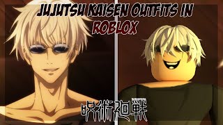 Jujutsu Kaisen Outfits In Roblox [upl. by Anitsirk806]