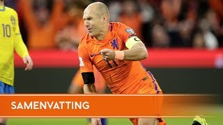 Highlights Nederland  Zweden 10102017 [upl. by Aelsel]