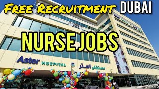 Dubai Nurse Jobs  Dubai Aster Hospital Nurse Interviews  UAE Nurse Free Jobs dubaiinfo580 [upl. by Eiddal]