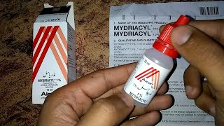 MYDRIACYL Tropicamide15ml Eyedrop dangerous side effects  Composition  Used for  All Details 🔥💯 [upl. by Acinej]