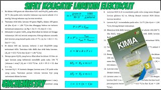 FULL ‼️ Pembahasan Soal Sifat Koligatif Larutan Elektrolit Kelas 12  Erlangga [upl. by Jegger]