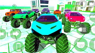 Monster Truck Accident in indian Bikes Driving 3d Game [upl. by Dierdre]