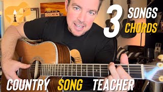 3 Easy Guitar Songs Using 3 Easy Chords [upl. by Harleigh785]