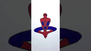 SpiderMan Coloring Pages shorts youtubeshorts colors spiderman cute heroes zoonomaly art [upl. by Burley]