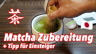 Wie bereitet man Matcha richtig zu❓🤔🍵 Tee Zeremonie [upl. by Arayk]