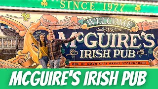 The FAMOUS McGuires Irish Pub  Pensacola Florida Restaurants [upl. by Foscalina]