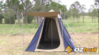 OZtrail Tourer 9 Tent features [upl. by Enneibaf]