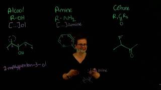 Nomenclature  alcool amine cétone [upl. by Notsur289]