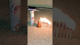 Magic Tricks 😱 Matchstick Amazing Cracker experiment  Diwali cracker testing 2023 shorts crackers [upl. by Solitta]