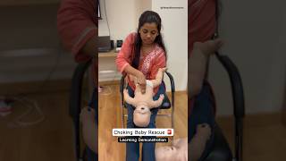 Choking Baby Rescue Emergency 🚨 emergencyrescue chokingbaby emergency emergencytreatment [upl. by Huskey]