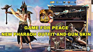 Game For Peace New Crate Outfit And Gun Skin  Pharaoh Outfit Dp28 Skin  Pubg  NovaGamerZ [upl. by Albertina]