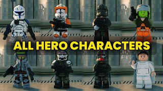 With Clips Every HERO In Skywalker Saga  Based On Description [upl. by Ahsoym506]