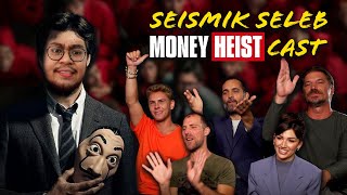 Money Heist Cast Guess Malaysian Words  SEISMIK Seleb [upl. by Brandise449]