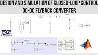 Design and Simulation of Closed loop control DCDC Flyback Converter in MATLABSimulink [upl. by Amando]