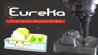 CNC machining GROB G550  Eureka Virtual Machining 85 [upl. by Eileme]