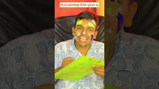 Mai painting sikh gaya 🙃  The most viral comedy by Maabeta 🔥 ytshorts shorts [upl. by Hitchcock]