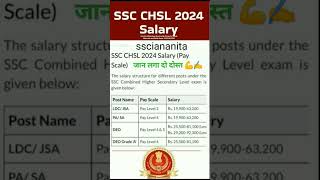 💵💸CHSL salary inhand 💪chsl ssc [upl. by Bishop405]