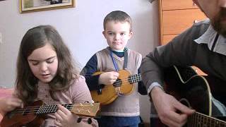 Laudato sii o mio Signore con chitarra e ukulele [upl. by Prissy]